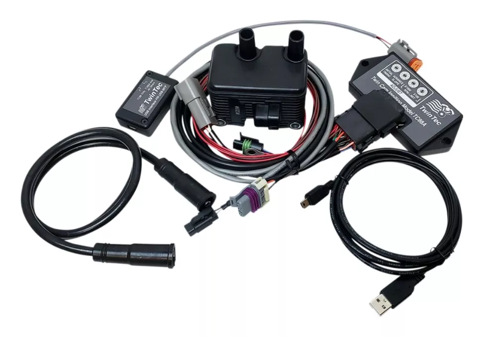 Daytona Twin Tec TC88A Ignition With Wire Harness And Coil For Harley Big Twin 2004-2006