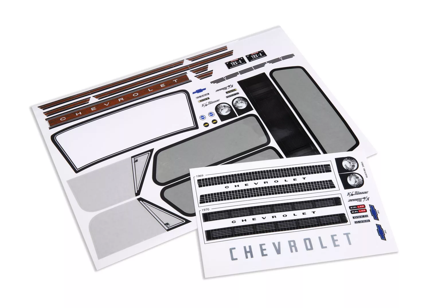 Decal Sheets, Chevrolet Blazer (1969 – 1972)