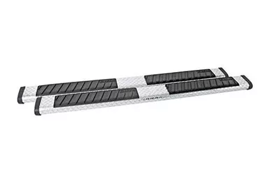 Dee Zee DZ16401 6" Oval Black-Tread Side Steps for Trucks and SUVs