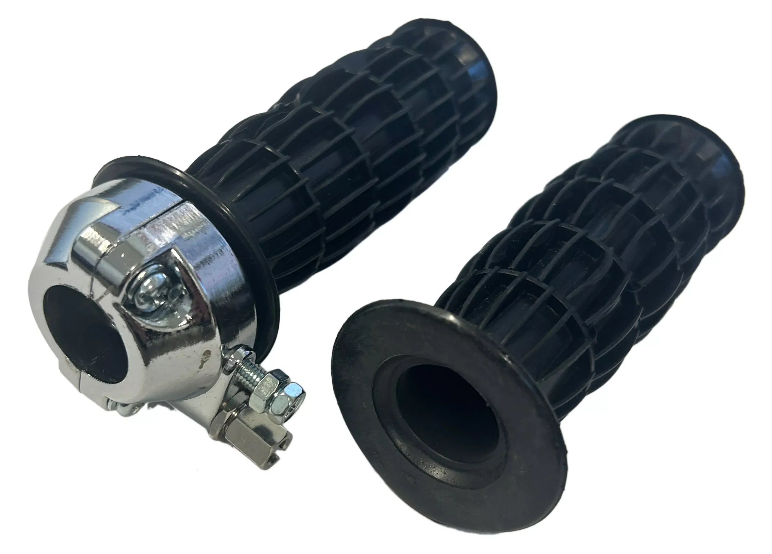 Deluxe Throttle Assembly with Waffle Grip 7/8″ Handlebar | Length: 4-1/2″