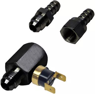 Derale Cooling 13021 -6AN x -6AN In-Line Fluid Thermostat