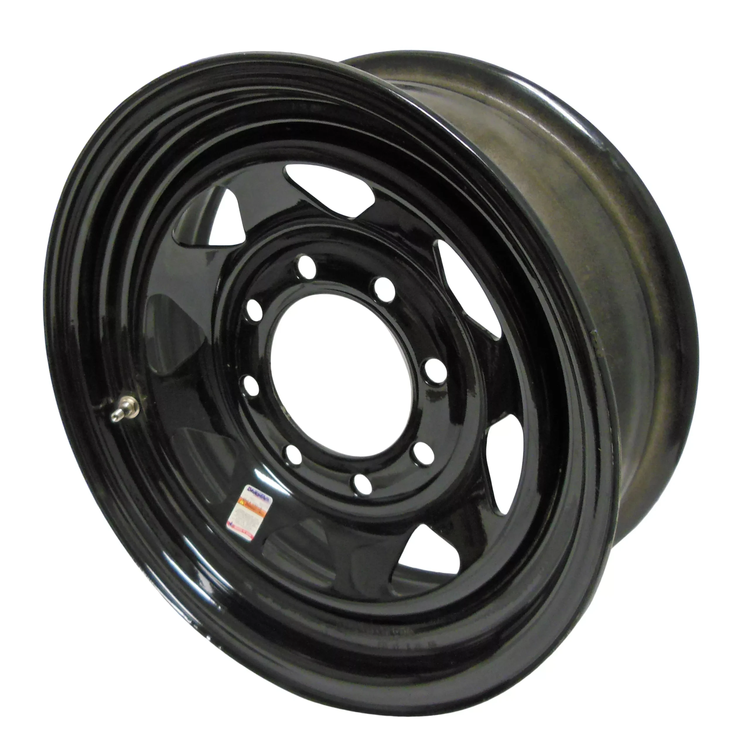 Dexstar 16″ x 6″ Spoke Wheel (8 on 6-1/2) – Black