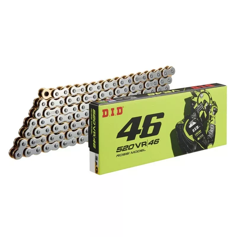 DID 520VR46 Chain 126L (Gold)