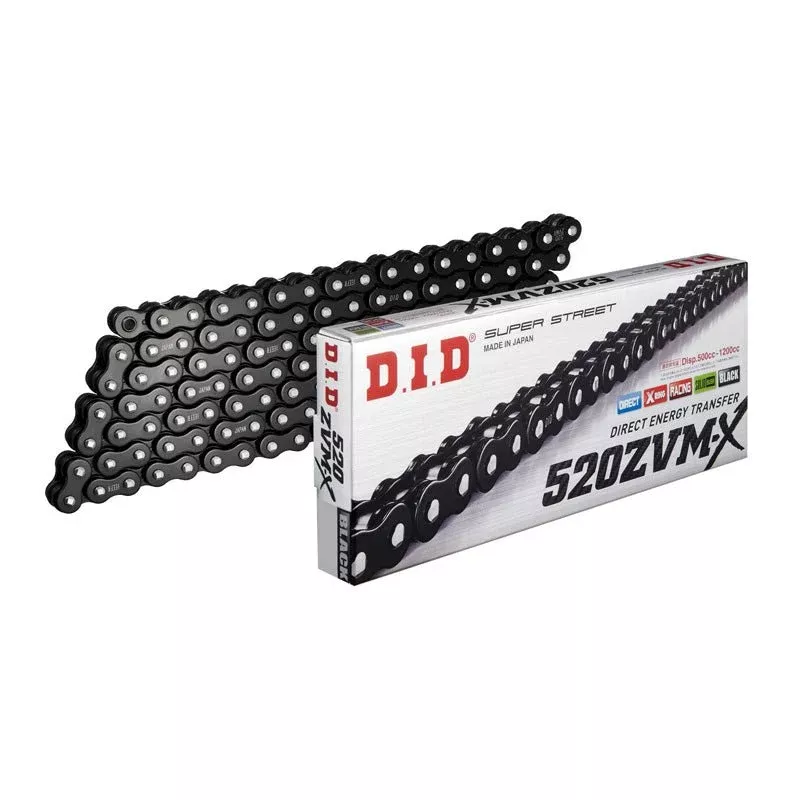 DID 520ZVMX Black Chain 124L (Black)