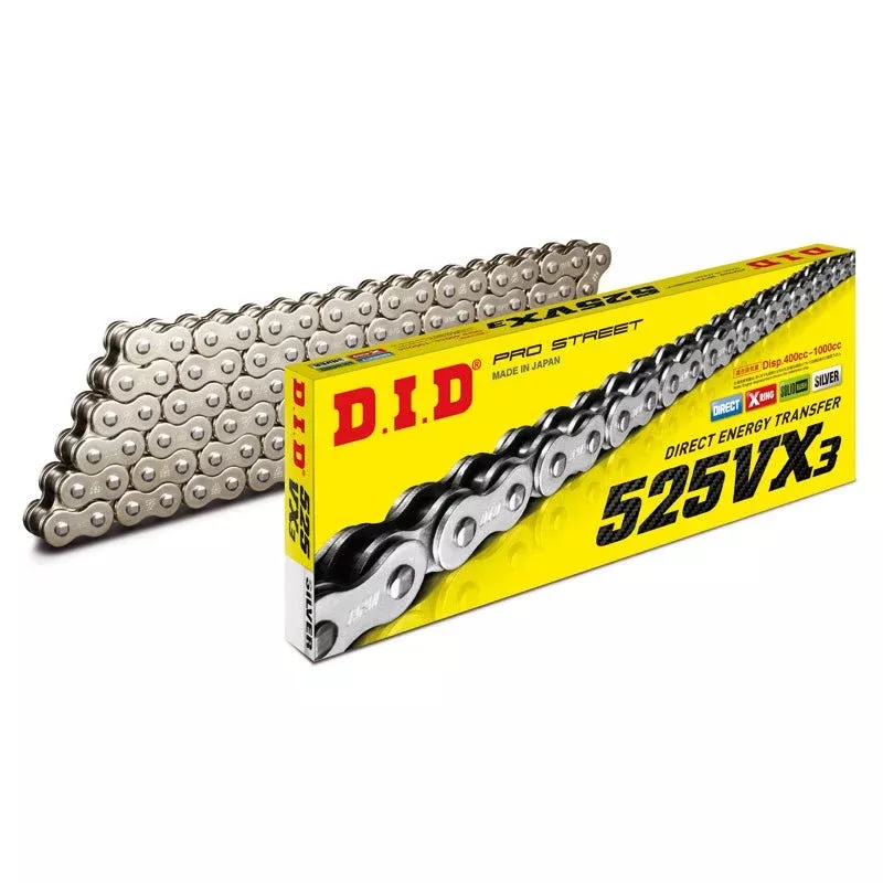 DID 525VX3 Chain 120L (Silver)