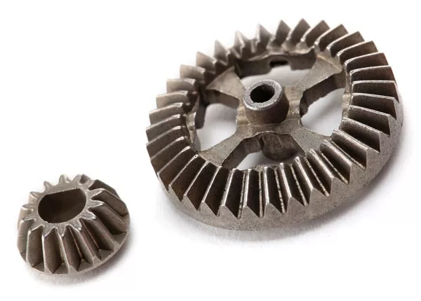 Differential Ring Gear & Pinion Gear (Metal), 1/18 LaTrax