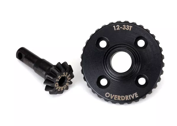 Differential Ring Gear & Pinion Gear (Overdrive, Machined), TRX-4 & TRX-6
