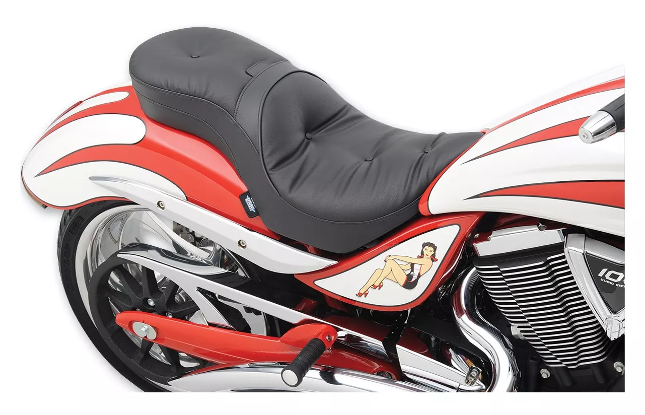 Drag Specialties Low-Profile Touring Seat Victory Jackpot 2006-2015