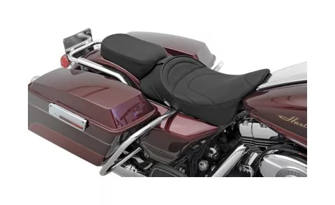 Drag Specialties Passenger Pillion With Mild Stitching For Harley Touring 1997-2025