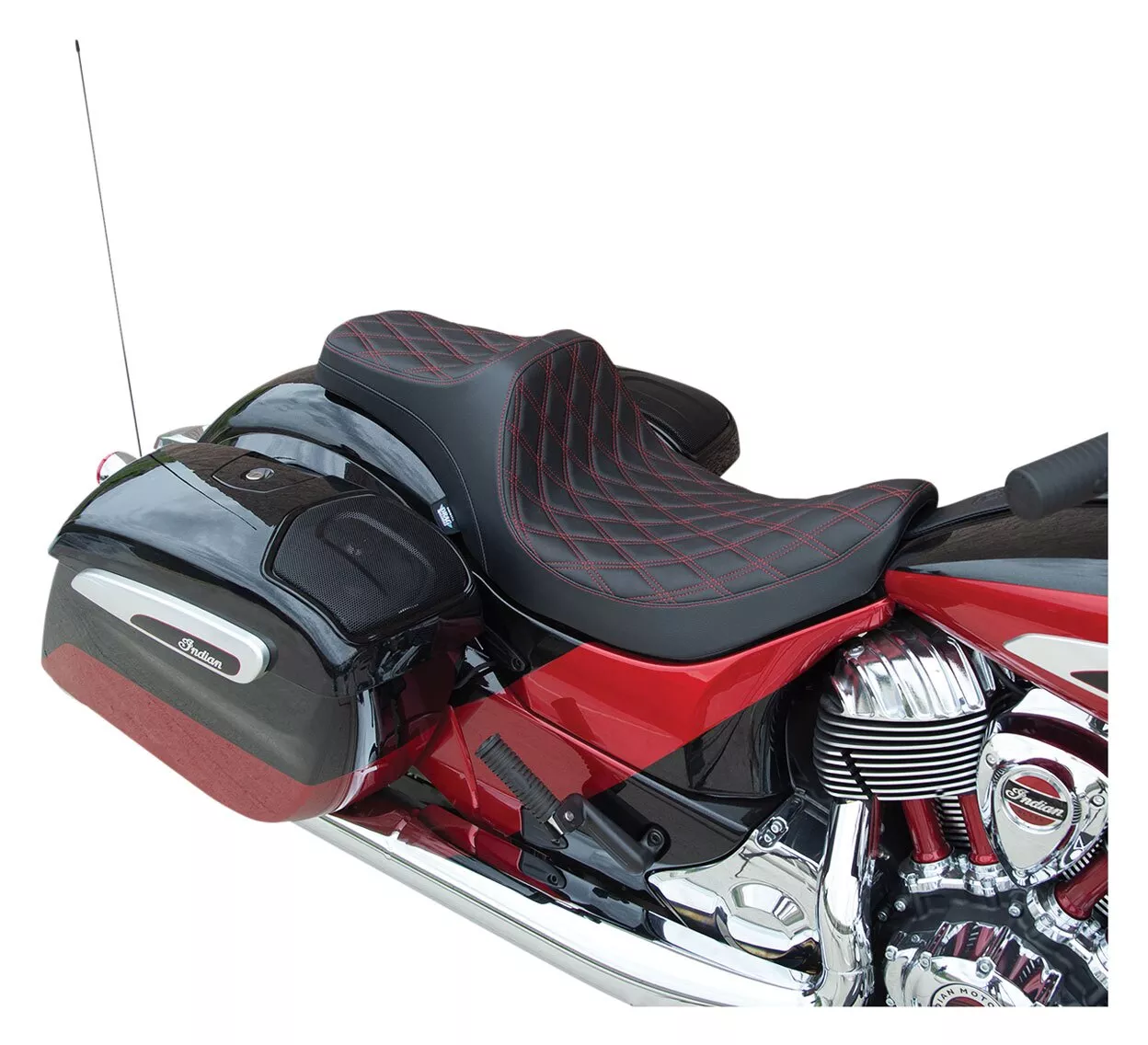 Drag Specialties Predator III Seat For Indian Touring 2014-2026