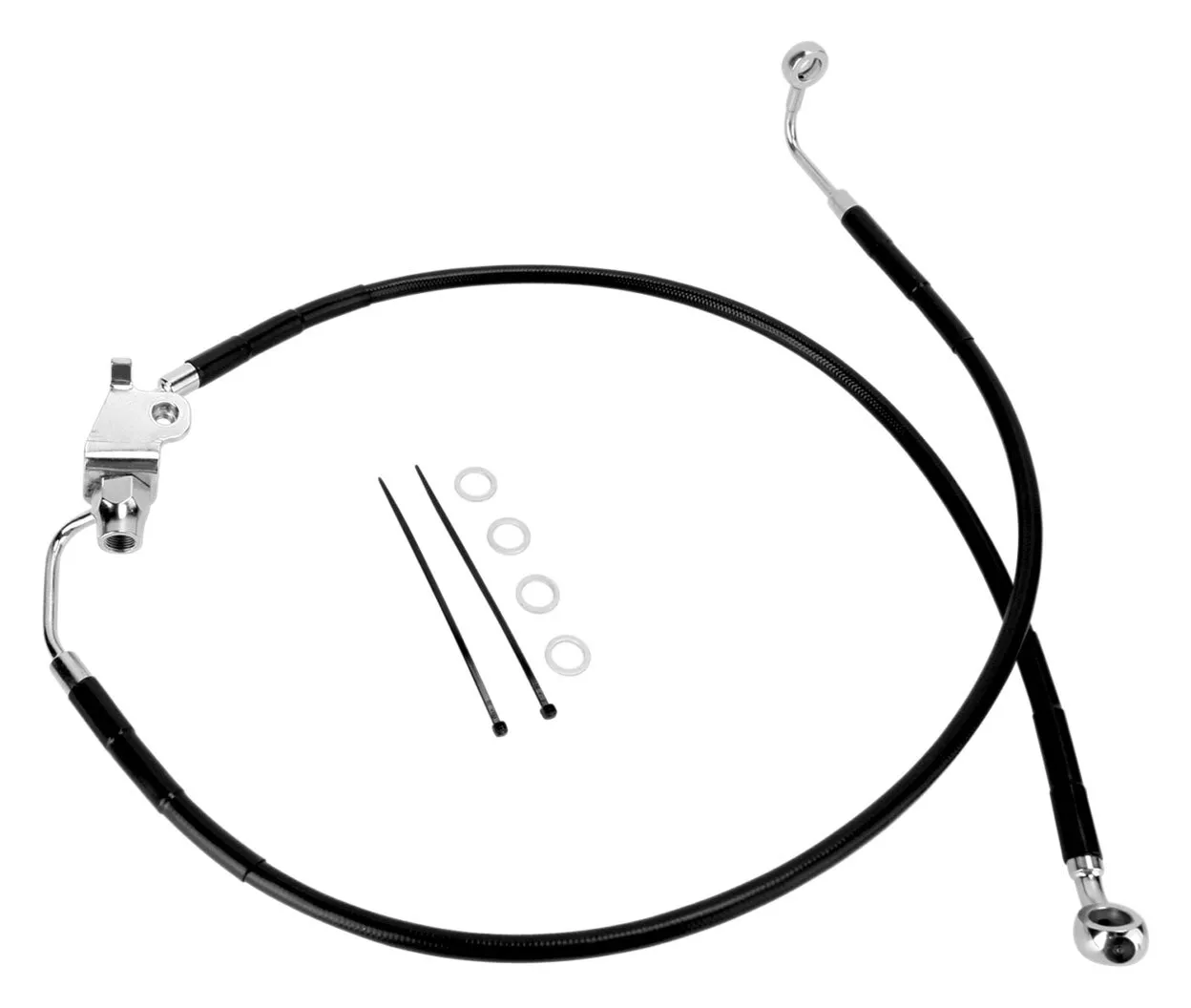 Drag Specialties Rear Brake Line Kit For Non-ABS Harley Sportster 2004-2013