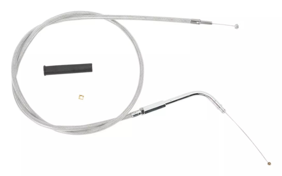 Drag Specialties Stock Length Throttle Cable For Harley 1981-1989