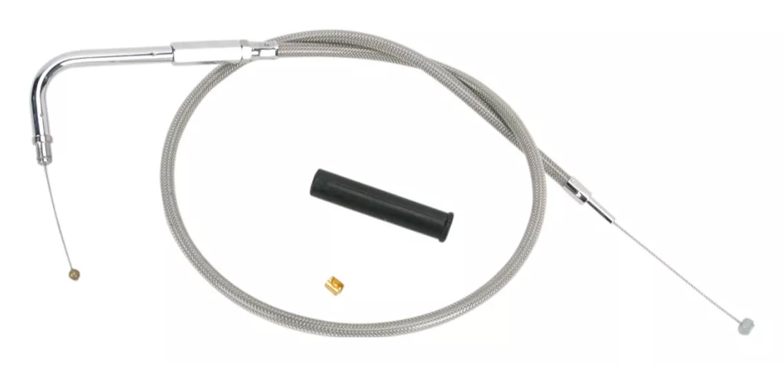 Drag Specialties Stock Length Throttle Cable For Harley Softail FXS / FXSTB 1999-2013