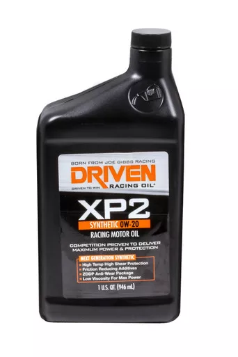 Driven Racing Oil XP2 0w20 Synthetic Oil 1 Qt Bottle 206