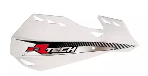 DUAL HANDGUARDS WHITE, RTECH R-KITPMDUBN14, MX/ENDURO