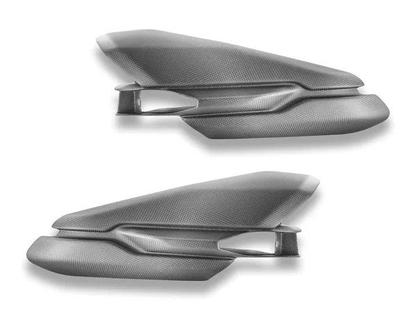 Ducabike DBK Ducati XDIAVEL V4 Pair Of Side Covers Under The Tank In Matt Carbon