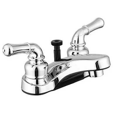 Dura Faucet DF-PL720C-CP RV Bathroom Faucet Chrome with Classical Handles
