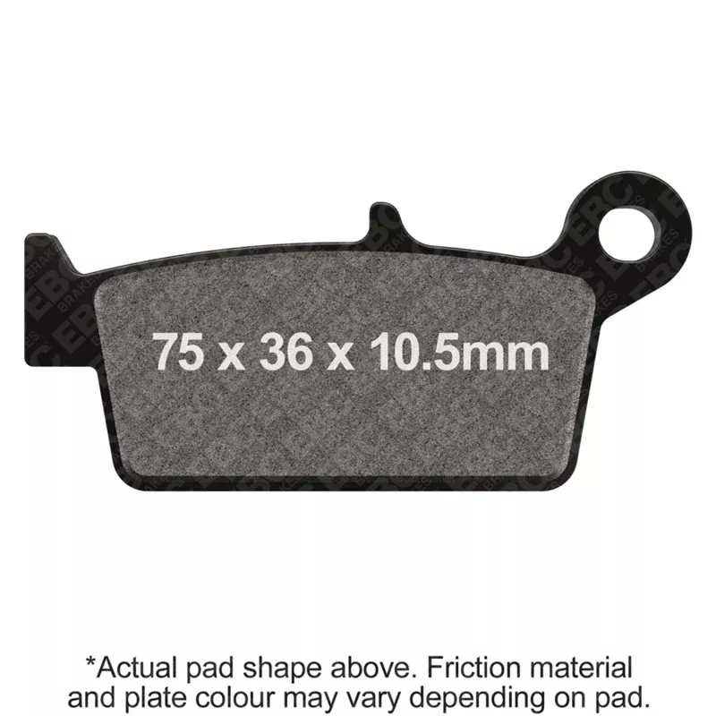 EBC 02-05 MZ/Muz SX/SM 125 Front Left FA-SFA-X Brake Pads