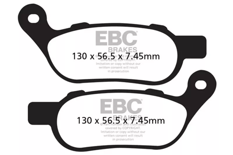 EBC 05-07 Harley-Davidson Dyna FXDCi Superglide Custom Front Right Sintered HH Brake Pads