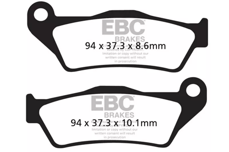 EBC 05-08 BMW HP2 (Enduro-Disc Fitting Kit Req) Rear Left FA-SFA-TT-X Brake Pads