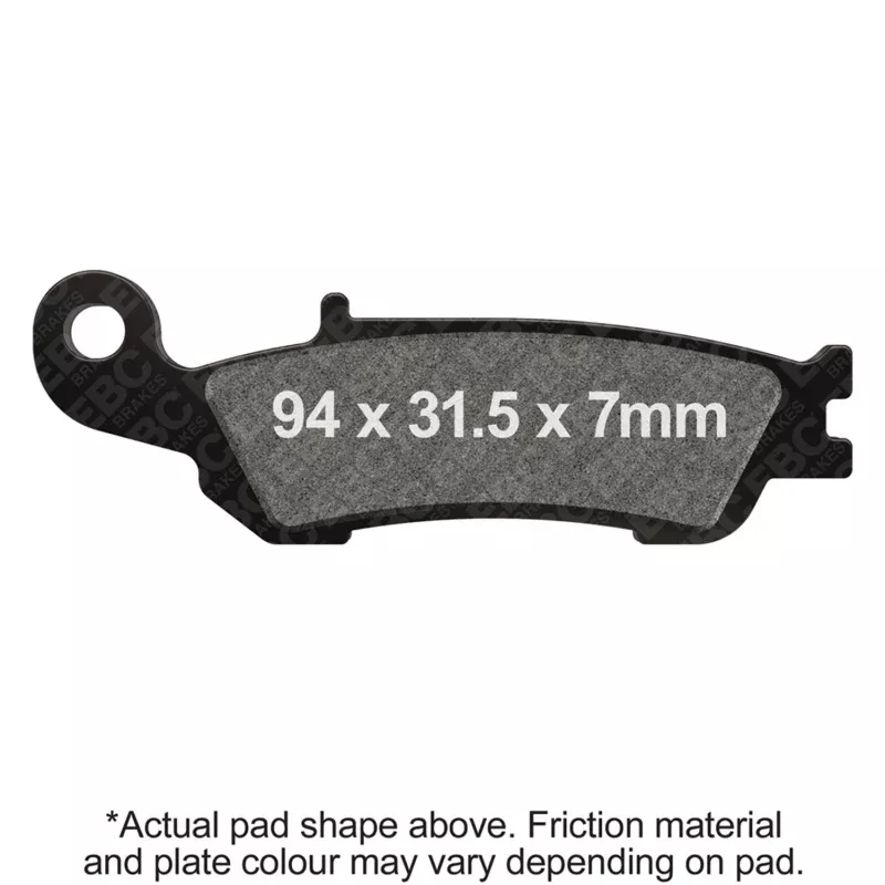 EBC 08-16 Yamaha YZ 125 2T Front Left R Series Sintered Brake Pads