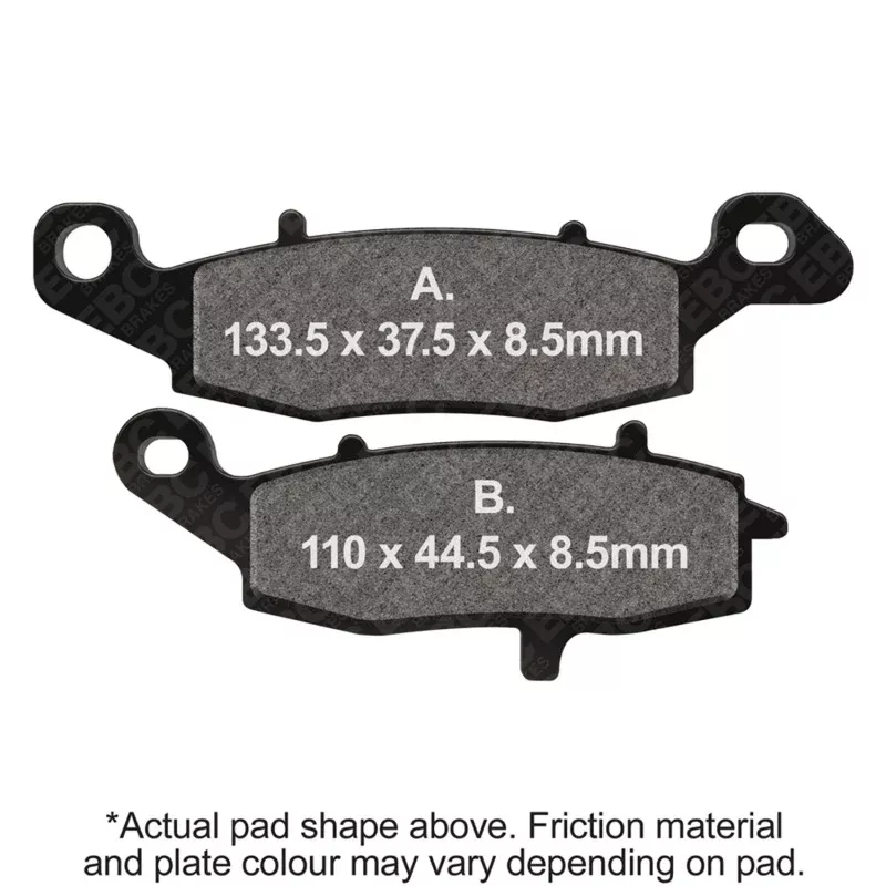 EBC 09-10 Kawasaki ER 6N ER 650 Front Left FA-SFA-X Brake Pads