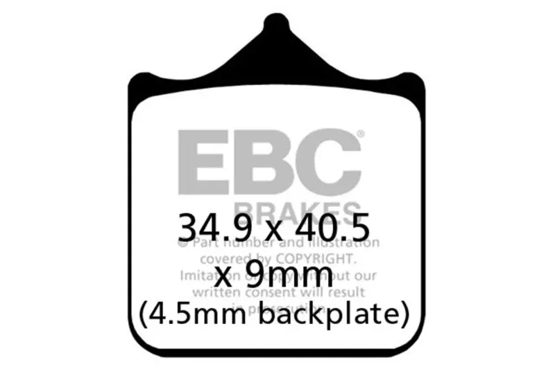 EBC 13-23 BMW S 1000 R Front Left/Right Sintered HH/R Brake Pads