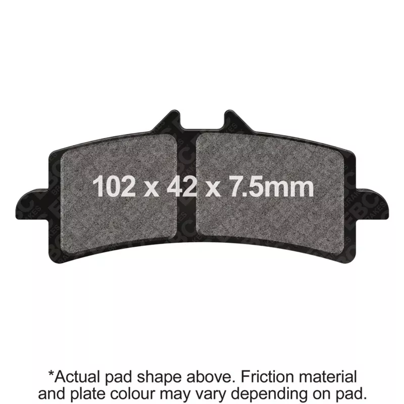 EBC 14-17 Honda CBR 1000 RR SP (w/Brembo Front Calipers) Front Left/Right Sintered HH Brake Pads