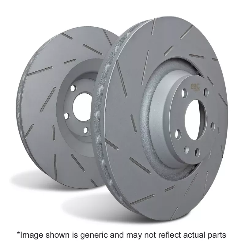 EBC 14+ Ford Fiesta ST 1.6L USR Slotted Front Rotors (10.9in Rotors)