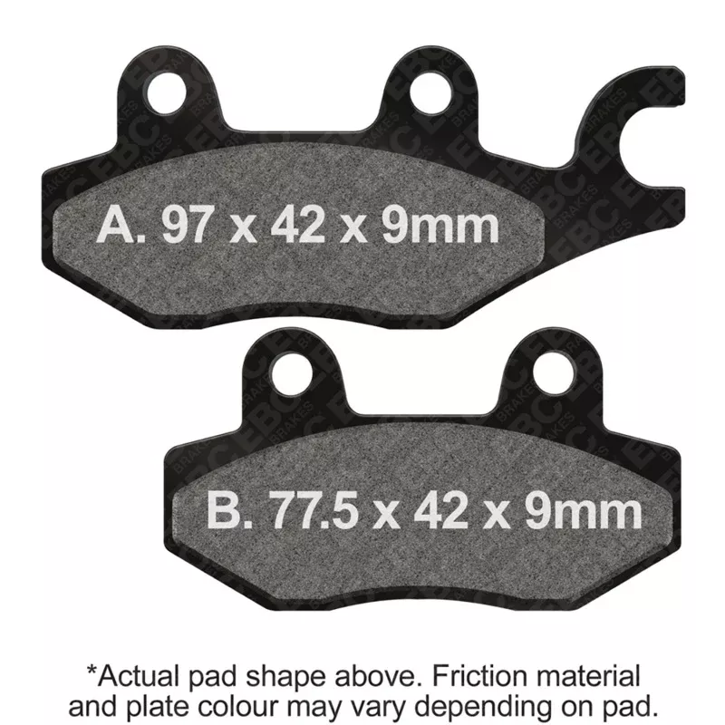 EBC 17-23 Kawasaki Ninja 400 Front Left FA-SFA-X Brake Pads