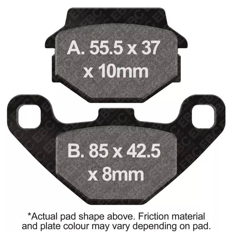 EBC 83-85 Kawasaki KX 125 Front Left/Right FA-SFA-X Brake Pads