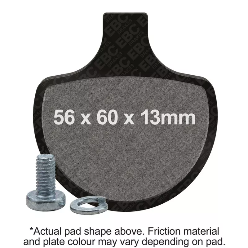 EBC 84-87 Harley-Davidson Sportster (w/Girling Caliper) Front Left/Right FA-SFA-X Brake Pads