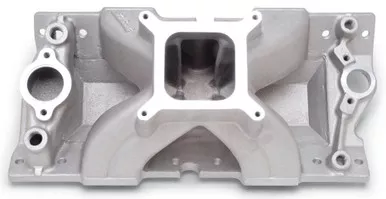 Edelbrock SBC Victor Bowtie Manifold - Vortec 2814