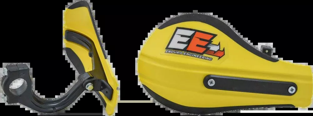Enduro Engineering Composite MNT Roost Deflectors Yellow With Mounting Hardware - 53-228