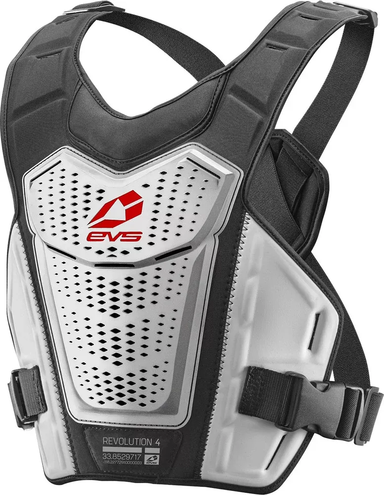 Evs Revo 4 Roost Guard White LG XL - RV4-W-L/XL