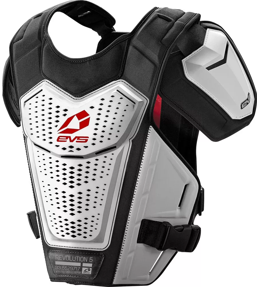 Evs Revo 5 Roost Guard White SM MD – RV5-W-S/M