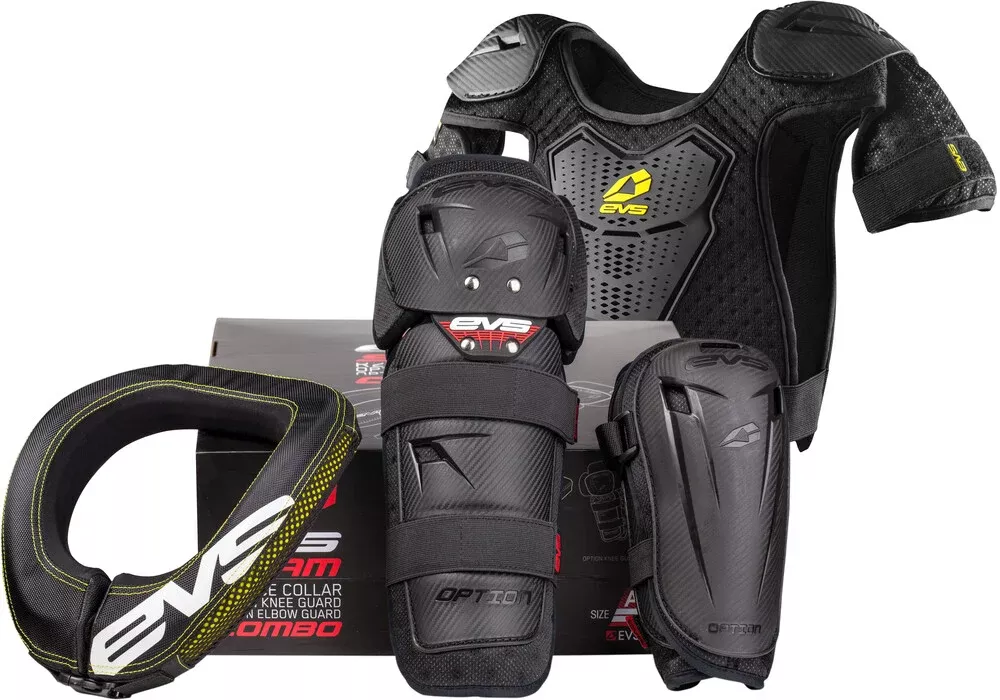 Evs Slam Combo Plus Black Youth – SLM20-BK-Y