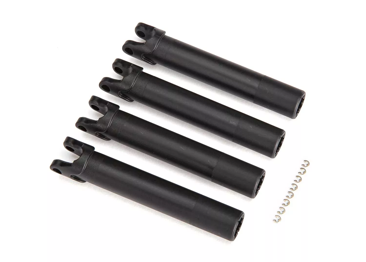 Extended Outer Half Shafts (4)/ E-Clips (8) (For use with #8995 WideMaxx™ Suspension Kit)
