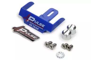 EZ Tear Blue w/ Silver Tear Off Post EZTS102BLP