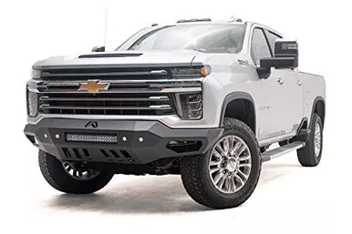 Fab Fours CH20-V4951-1 Silver HD Vengeance Front Bumper Without Grille
