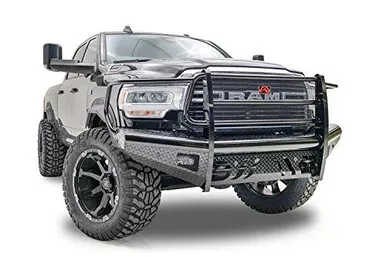 Fab Fours DR19-S4460-1 Black Steel Front Bumper