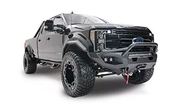 Fab Fours FS17-X4152-1 Super Duty Matrix Bumper with Prowler, Black