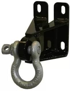 Fab Fours M1850-1 Front Bumper D-Ring Pair, Black