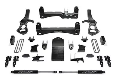 Fabtech K1132M Basic Lift System with Shocks 6 in. Lift for Trucks