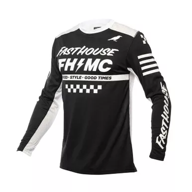 Fasthouse Youth A/C Elrod Black Jersey