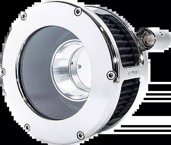 Feuling Parts BA Air Cleaner Kit - Chrome/Clear With Black Filter - '08-'17 Dyna/Softail/Touring