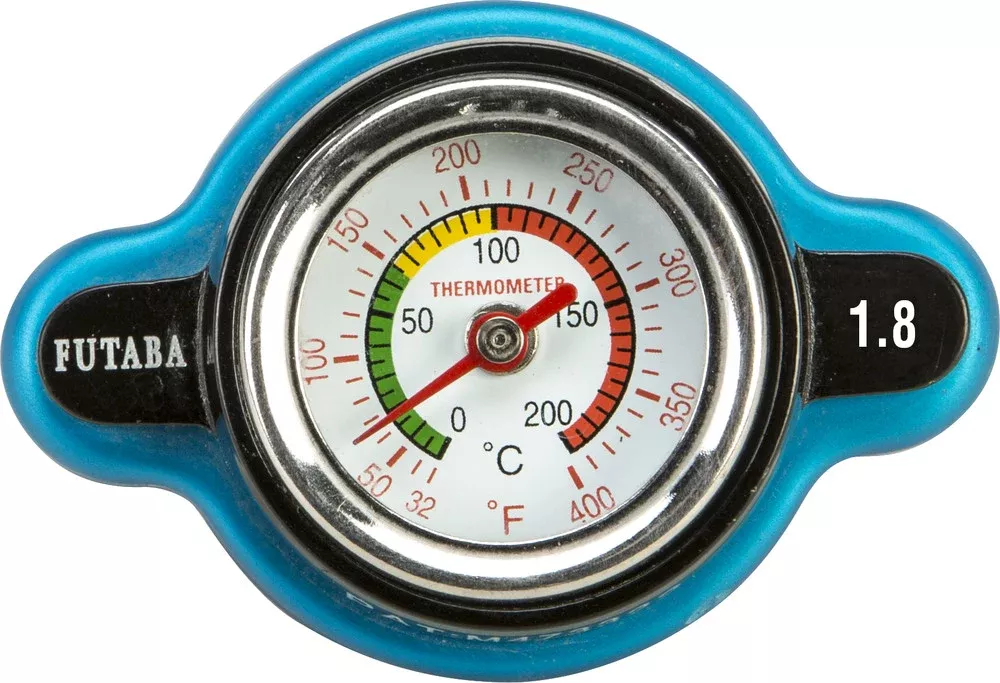 Fire Power Radiator CAP With Temperature Gauge Japanese Models – 012314514 For Yamaha Dirt Bikes 1990-2019 | Kawasaki Dirt Bikes 1990-2019