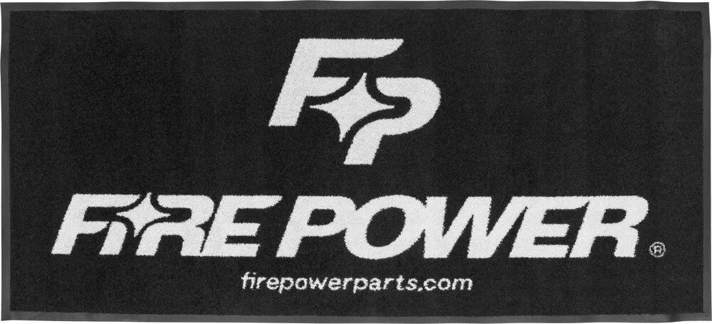 Fire Power RUG-FIREPOWER FIREPOWER RUG FLOOR RUG BLACK/WHITE 73″X33″