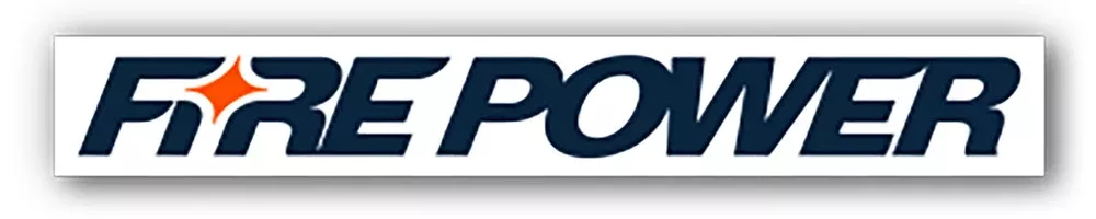 Fire Power Sticker White 100 PKS