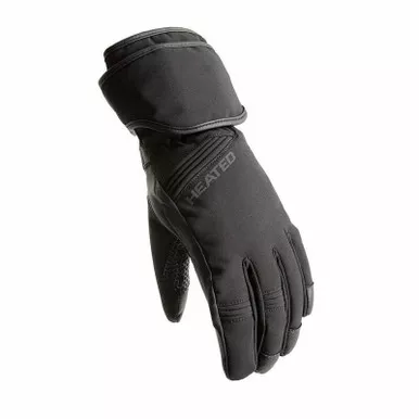 First Manufacturing After Burner Black Leather Gloves